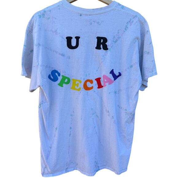 Lizzo Ur Special rainbow colored tie dye Puff Letters shirt Size Large - Picture 2 of 7